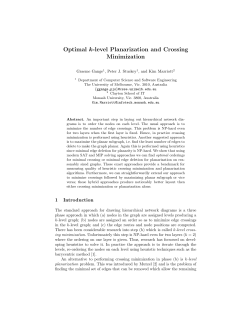 Optimal k-level Planarization and Crossing Minimization