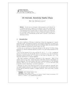 On Intervals, Sensitivity Implies Chaos