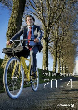 Embedded Value Report