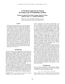 A SAT-Based Approach for Solving the Modal Logic S5