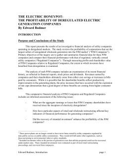 "The Electric Honeypot" (complete study, with company profiles)
