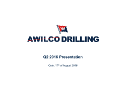 Q2 2016 Presentation