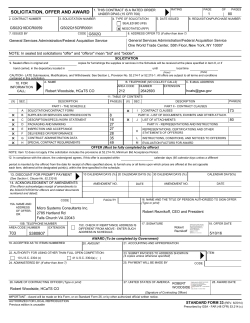 NOTE: In sealed bid solicitations "offer" and "offeror" mean "bid" and