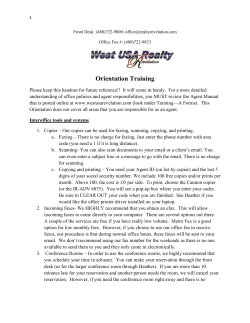 Orientation Training - West USA Realty Revelation