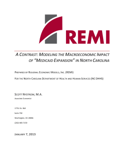 ACONTRAST:MODELING THE MACROECONOMIC IMPACT OF