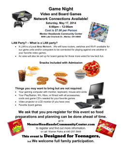 Game Night Designed for Teenagers esigned for Teenagers