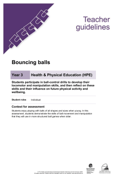 Bouncing balls