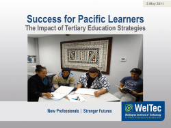 The Impact of Tertiary Education Strategies on