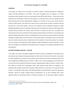 Q = expected timber yield (Mbf)/acre)