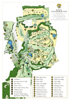 Estate map with all its facilities here