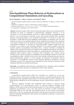 Non-Equilibrium Phase Behavior of Hydrocarbons in