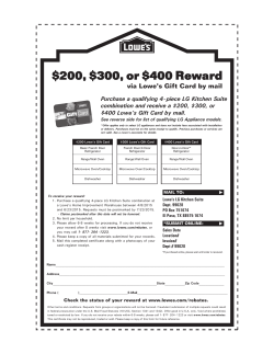 $200, $300, or $400 Reward