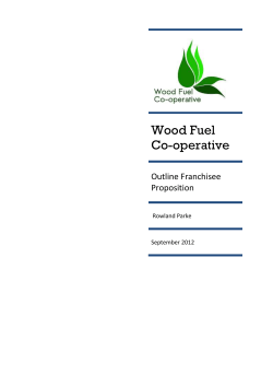 Outline Franchisee Proposition