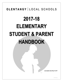 Handbook - Olentangy Local School District