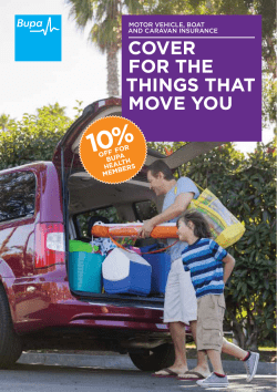 COVER FOR THE THINGS THAT MOVE YOU