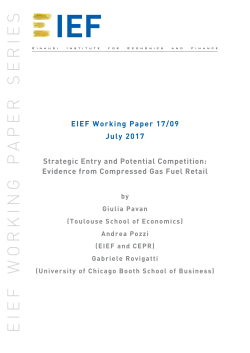 Strategic Entry and Potential Competition