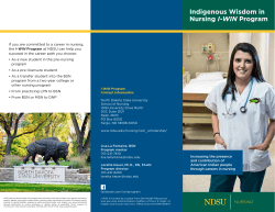 Indigenous Wisdom in Nursing I-WIN Program