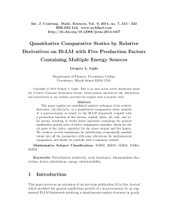 Quantitative Comparative Statics by Relative Derivatives