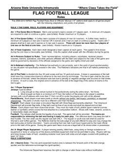 flag football league - Sun Devil Fitness