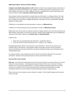 Differential Analysis Lec Notes Garrison 15e Student Version