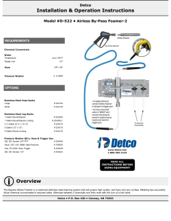 Print I/O: D-522 - Airless By-Pass Foamer-2