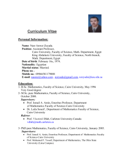 Curriculum Vitae