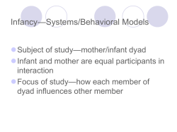 Infancy&mdash;Systems/Behavioral Models