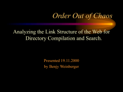 The Search Problem - CS HUJI Home Page