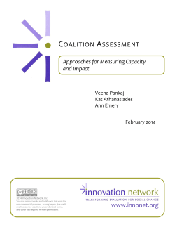 Coalition Assessment