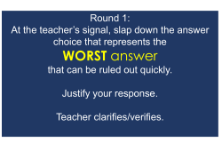BEST WRONG answer