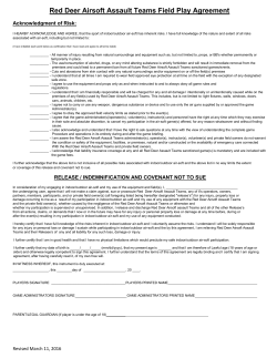 Red Deer Airsoft Assault Teams Field Play