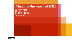 Making the most of HRA reform