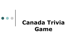 Canada CRCT Trivia Game