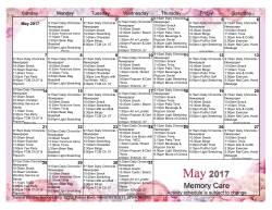 Sunday - Summit Estates Senior Living