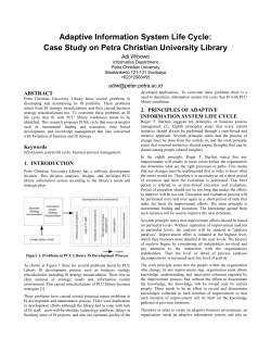 Proceedings Template - WORD - Petra`s Repository