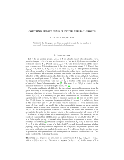 COUNTING SUBSET SUMS OF FINITE ABELIAN