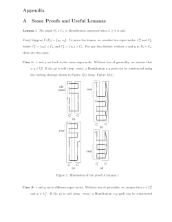 Appendix A Some Proofs and Useful Lemmas