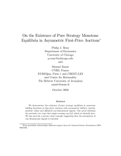 On the Existence of Pure Strategy Monotone Equilibria in