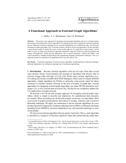 A Functional Approach to External Graph Algorithms