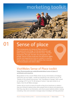 Sense of place 01 - Discover Ceredigion
