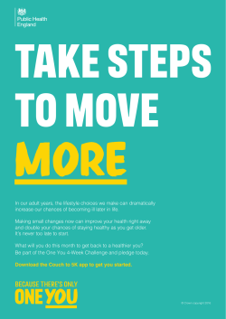 Take steps to move more