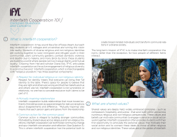 Interfaith Cooperation 101