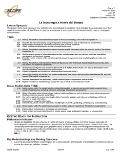 Technology Through Time