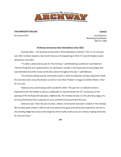 Archway announces best attendance since 2011