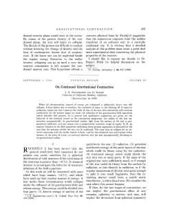 On Continued Gravitational Contraction
