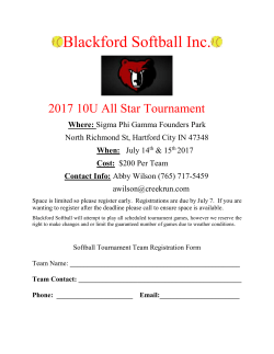 File - Blackford Softball