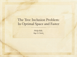 The Tree Inclusion Problem: In Optimal Space and Faster