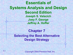Chapter 7 - Information Services and Technology