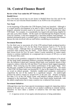 Central Finance Board - The Methodist Church in Britain