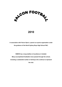 2005 / 2006 - North Sydney Boys High School